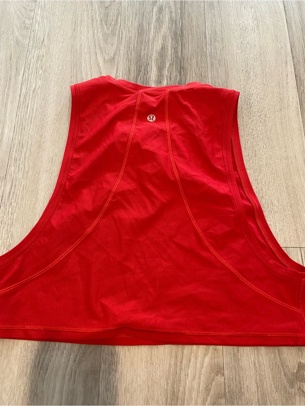 lululemon athletica Bright Red Performance Tank Top